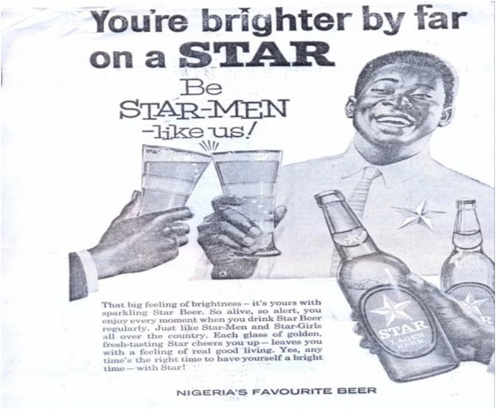 Publicidade da Star Lager na Nigéria