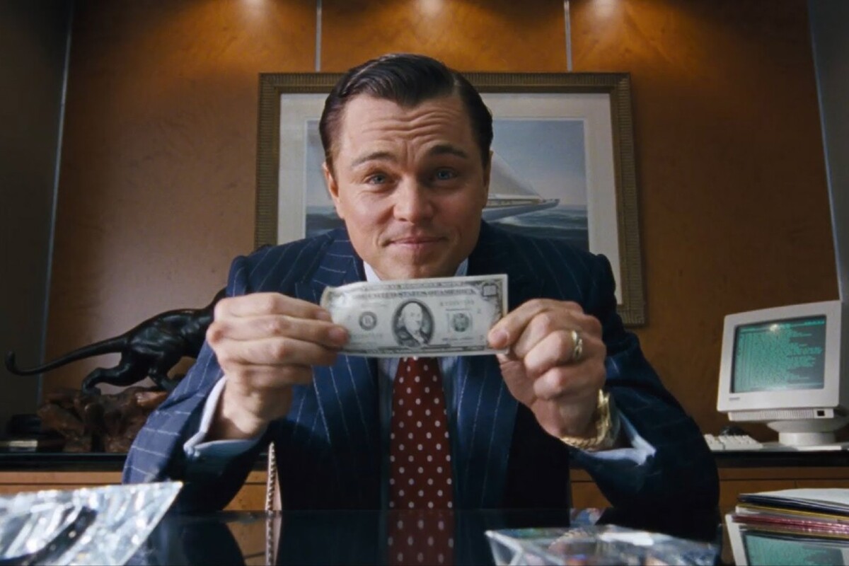 cena do filme o lobo de wall street