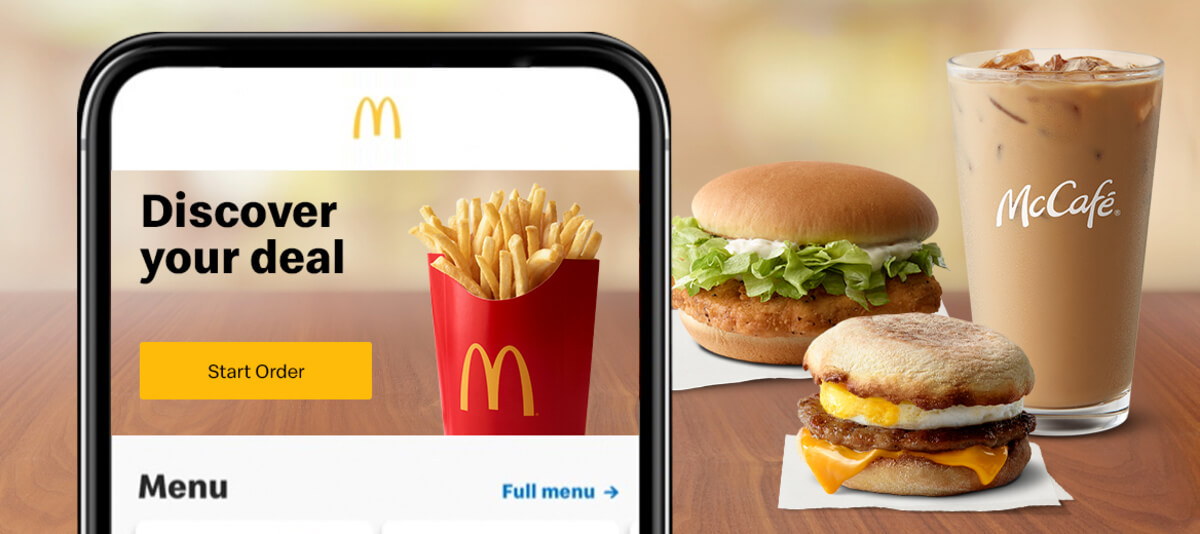 Divulgação do app My McDonalds