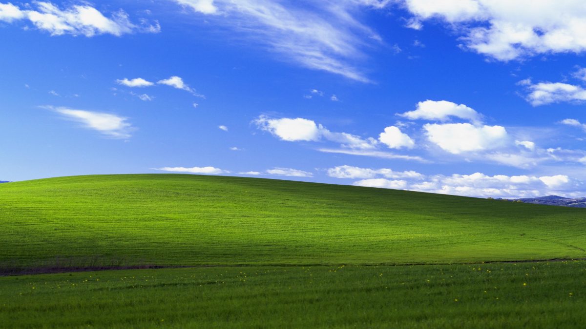 Plano de fundo do Windows XP.