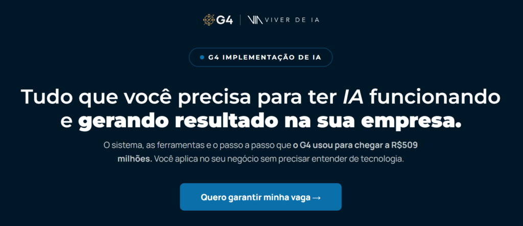 G4 Implementação de IA